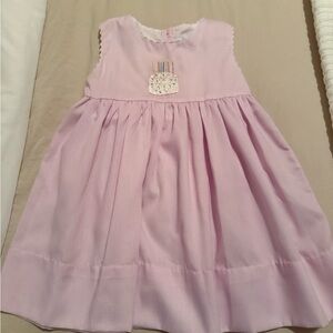 Pink Sleeveless Kids Dress